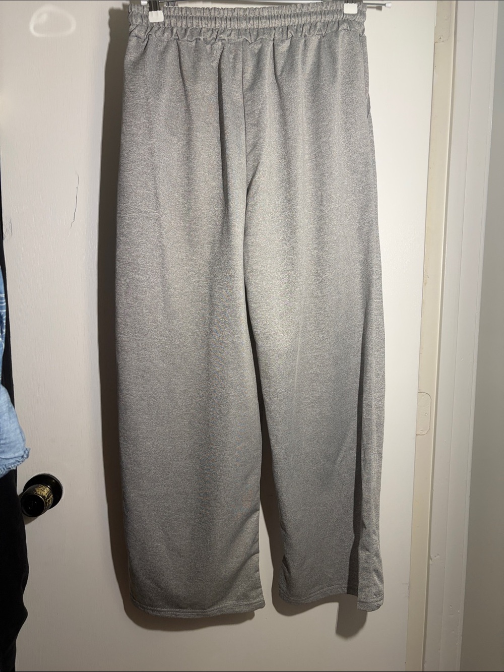 Kids Gray Paw-Print Joggers with Dog Graphic - Picture 4 of 4